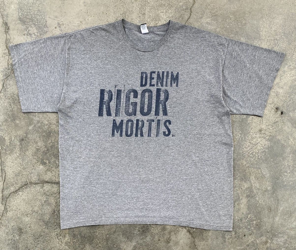 Levi's × Levi's Vintage Clothing × Vintage Vintage Levis Denim Rigor Mortis Tees Size US XL / EU 56 / 4 - 1 Thumbnail