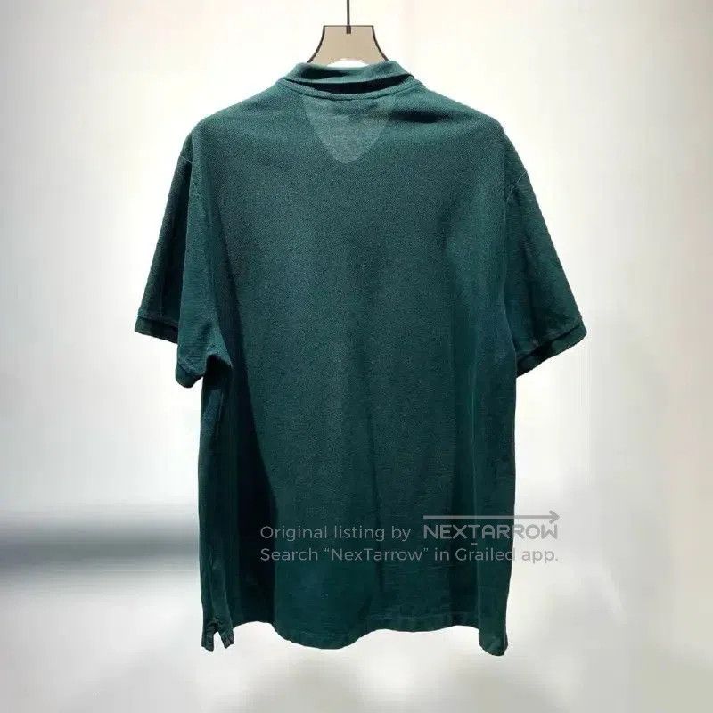 Burberry Burberry Men's Green Cotton Polo Shirt. Size US XXL / EU 58 / 5 - 2 Thumbnail