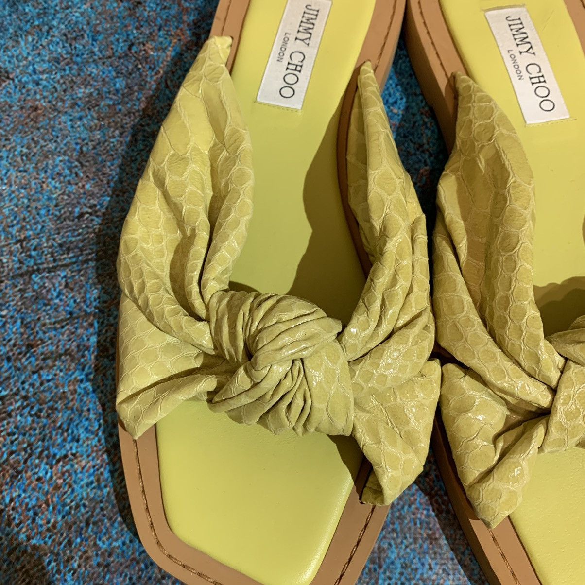 Jimmy Choo Jimmy Choo Tropica Leather Sandals Size 41.5 Size US 11.5 / IT 41.5 - 9 Thumbnail