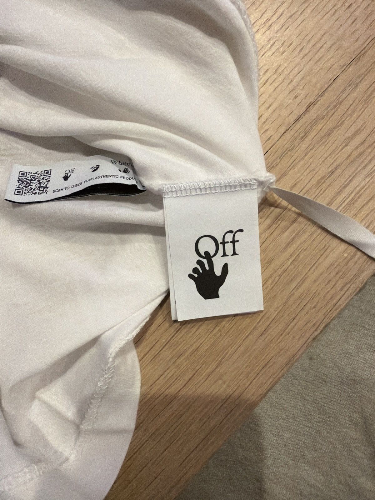 Off-White SS21 Optical White tee Size US L / EU 52-54 / 3 - 9 Thumbnail