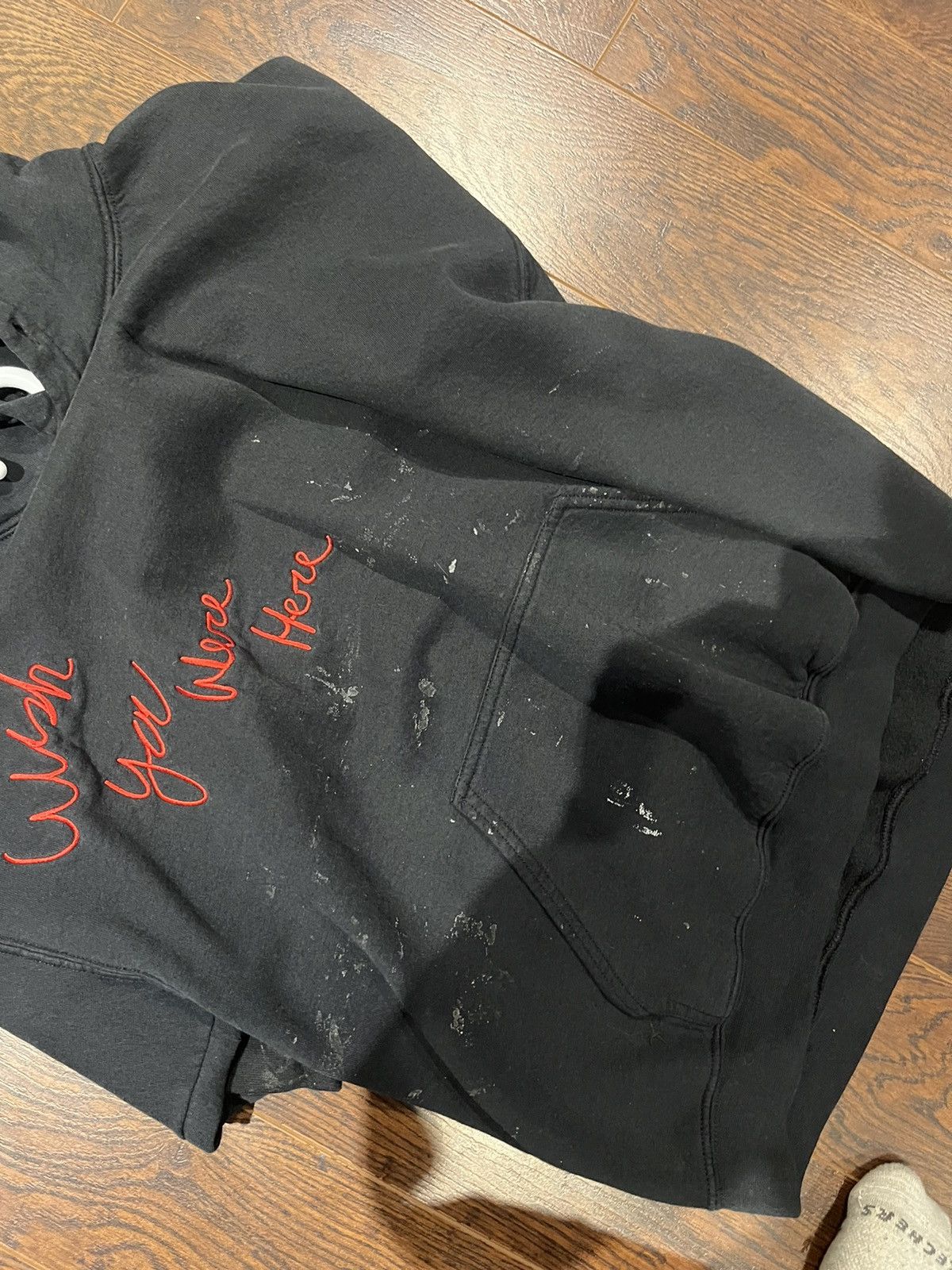 Travis Scott Ss19 Travis Scott Wish You Were Here Hoodie(glue damage) Size US M / EU 48-50 / 2 - 6 Thumbnail