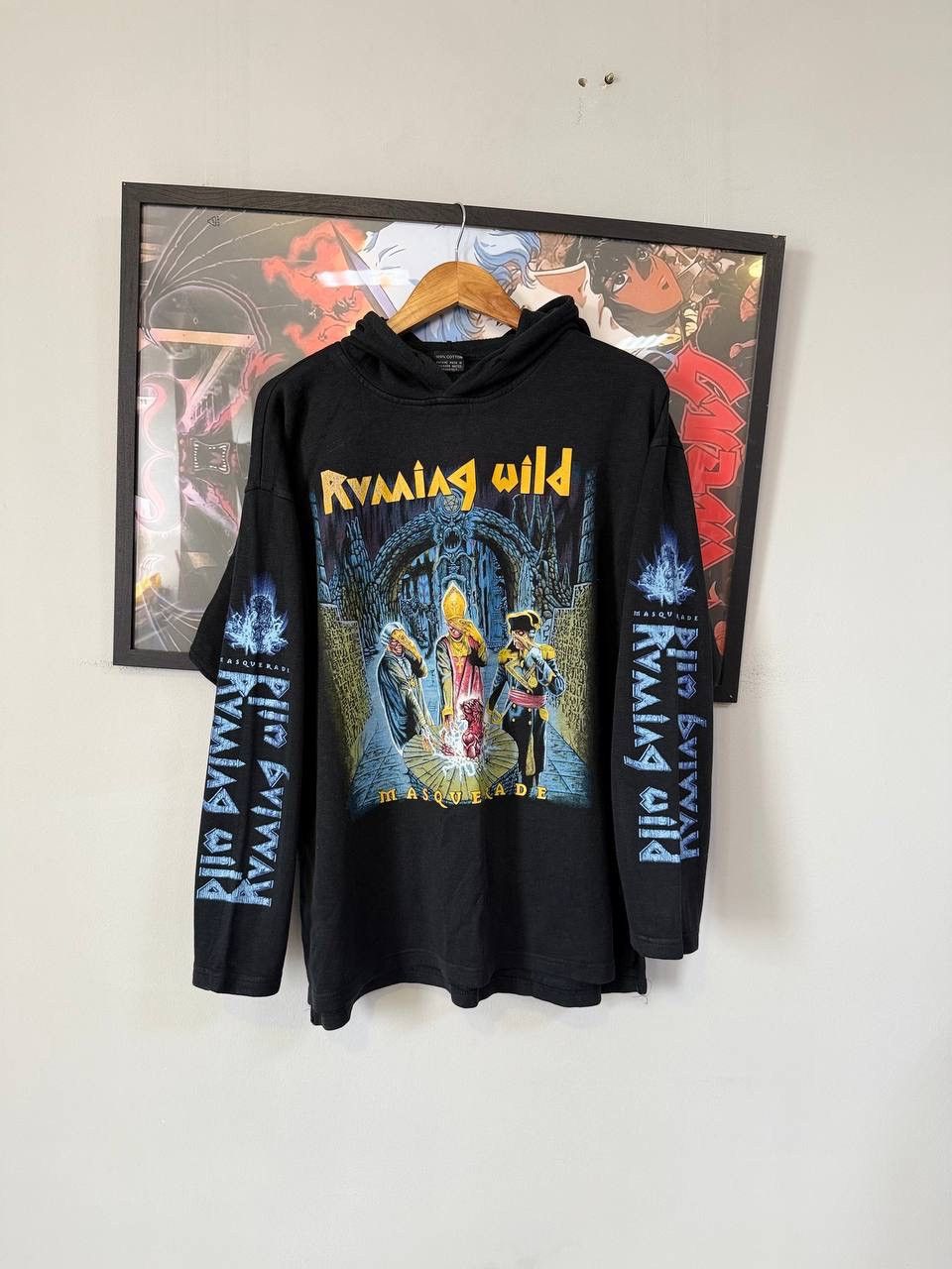 Band Tees Vintage 90s Running Wild Summer Metal Meeting Hoodie Size US XL / EU 56 / 4 - 1 Thumbnail