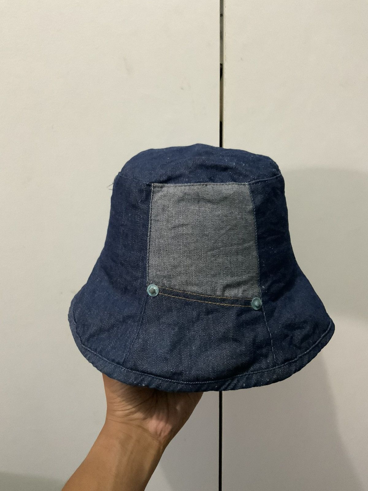 Denime Denime Patchwork Japan Bucket Hat Size ONE SIZE - 2 Thumbnail