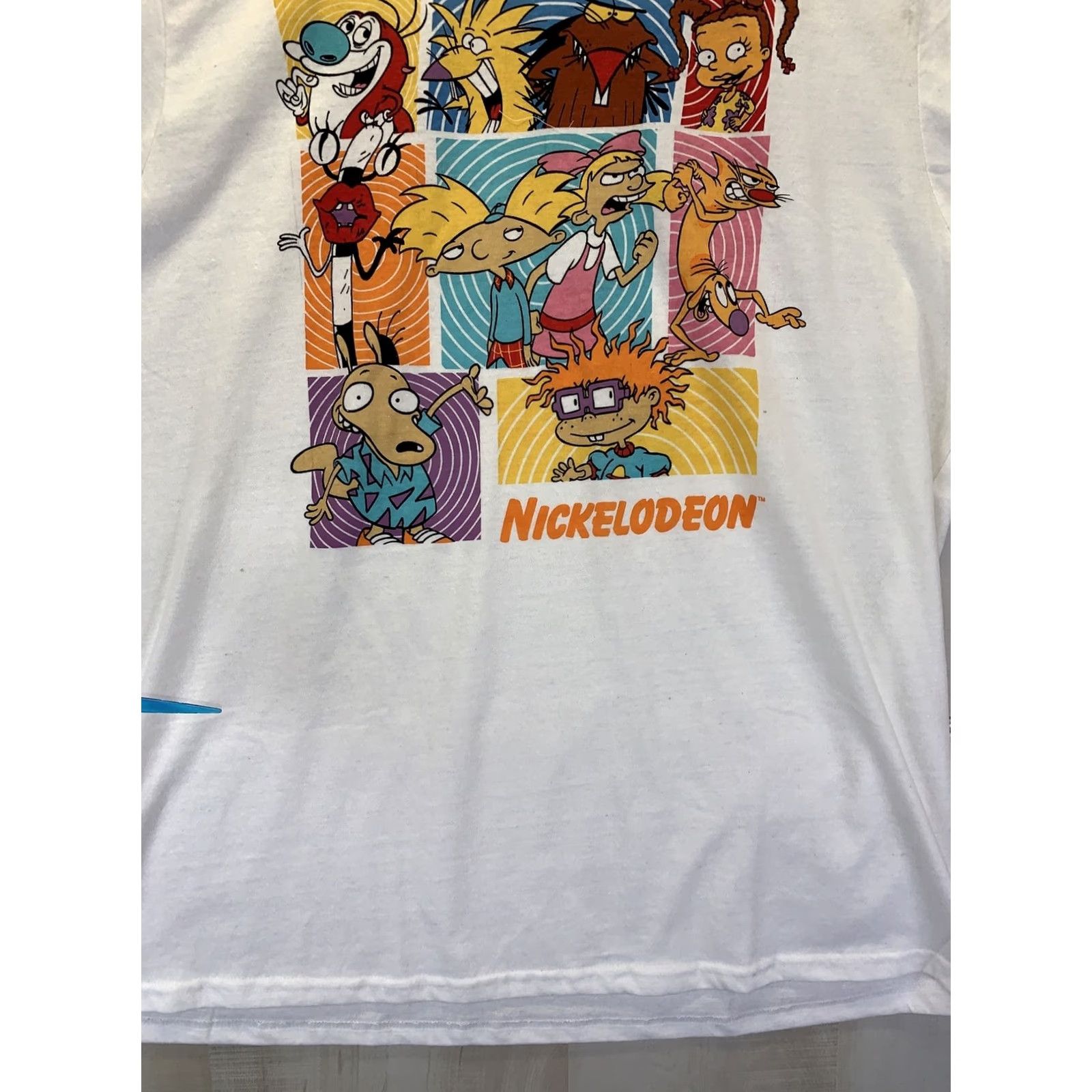 Nickelodeon Nickelodeon Angry Beavers Rugrats Ten & Stimpy Rocco Cat Dog Adult T-shirt XL- Size US XL / EU 56 / 4 - 6 Thumbnail