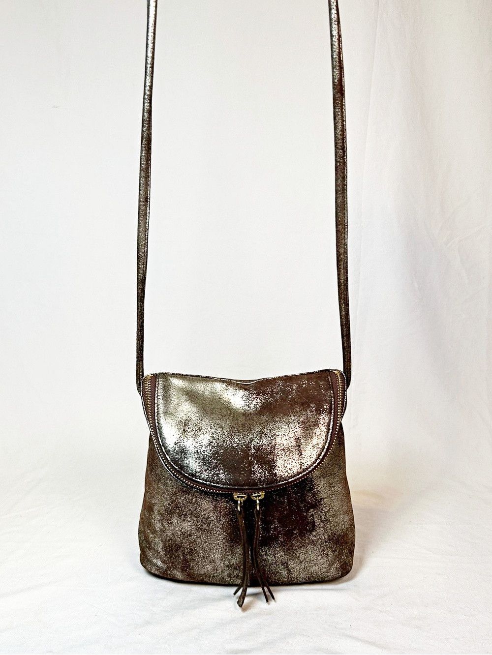 Other Osgoode Marley Emery Burnished Metal Leather Crossbody Bag Size ONE SIZE - 8 Thumbnail