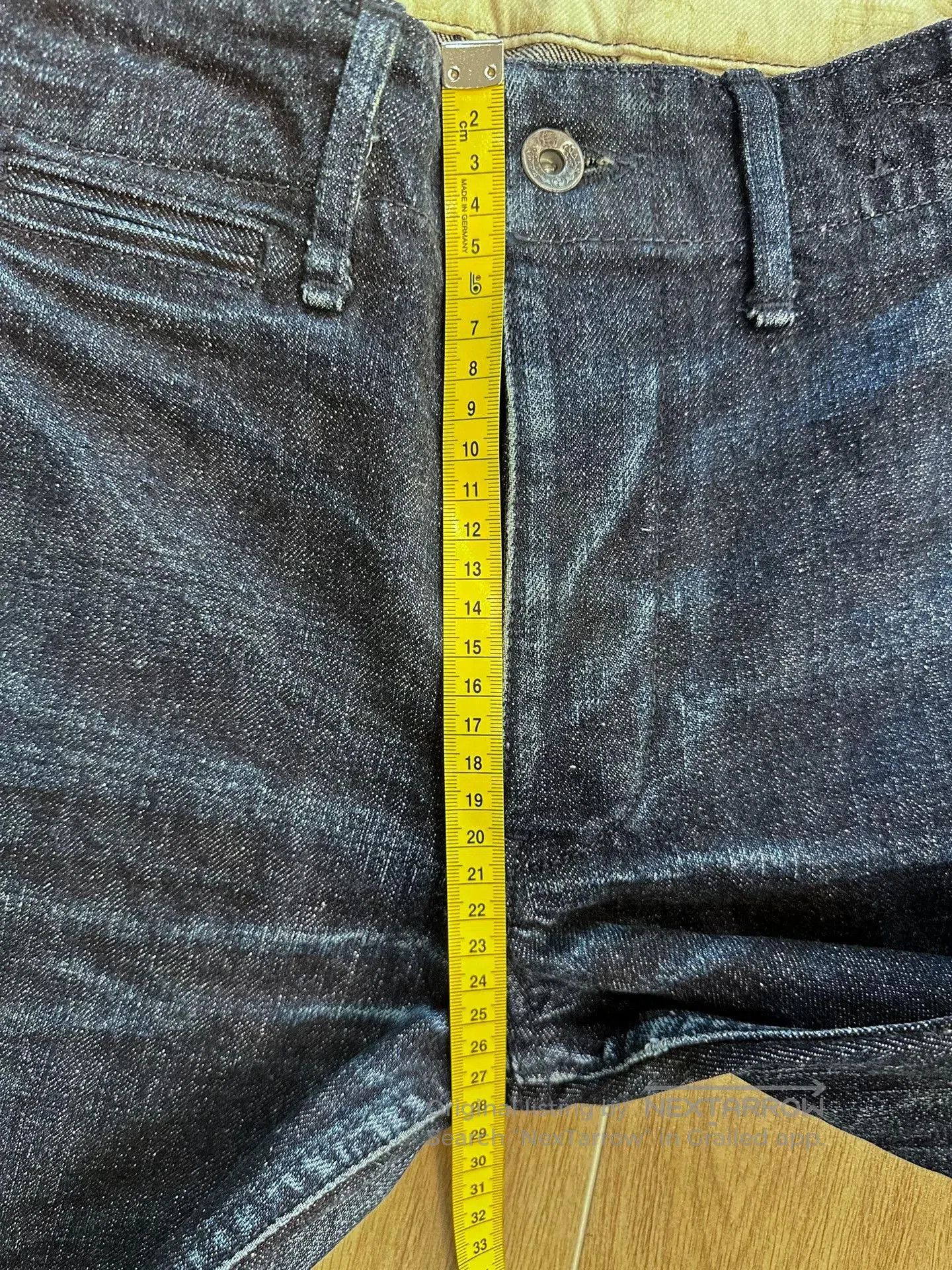 Vintage Samurai Style Denim Shorts for Men. Size US 32 / EU 48 - 5 Thumbnail