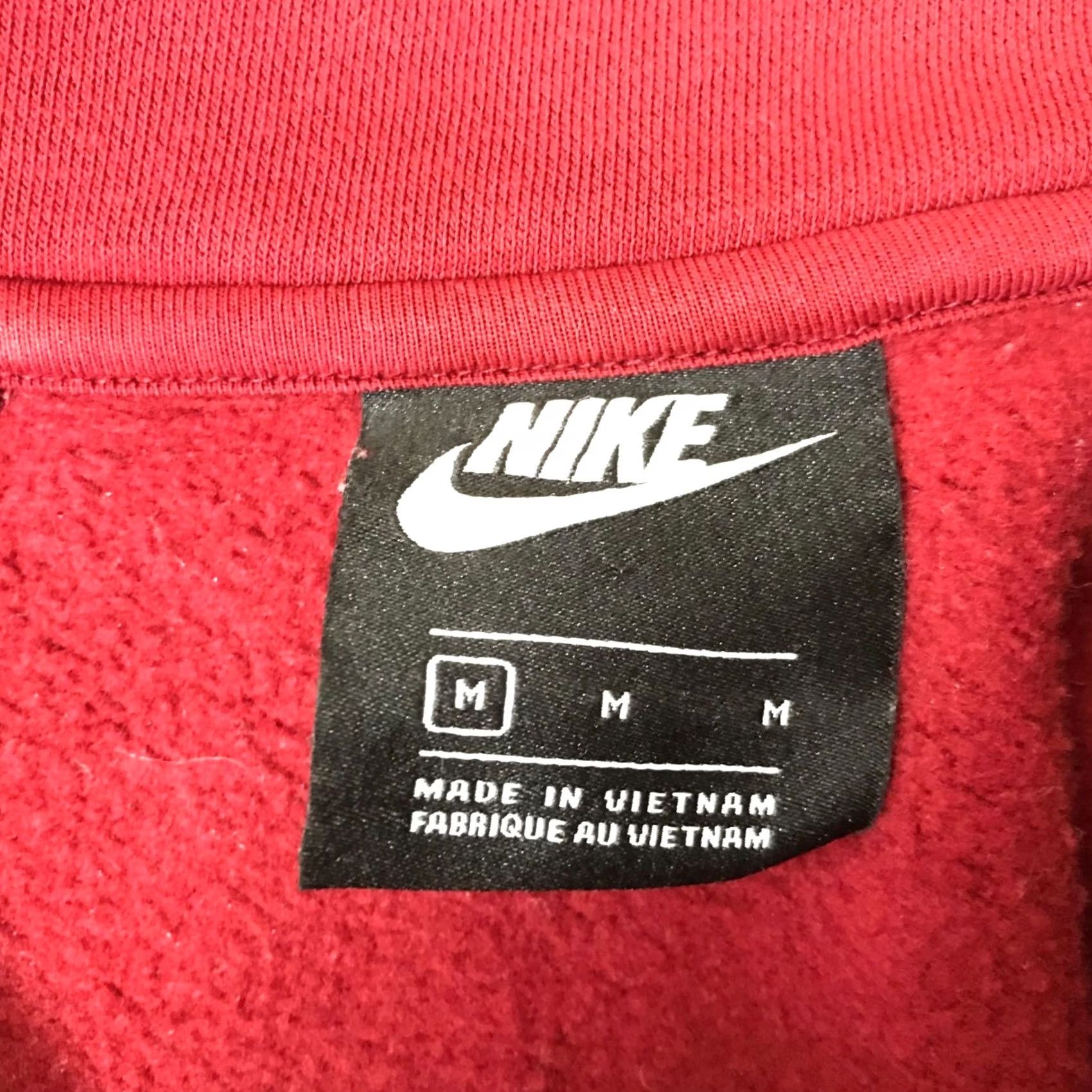 Nike NIKE Women's M BURGUNDY Just Do It 1/4 Zip Sweatshirt BV4990-677 Sweatshirt Women M Pullover Activewear Size M / US 6-8 / IT 42-44 - 8 Thumbnail