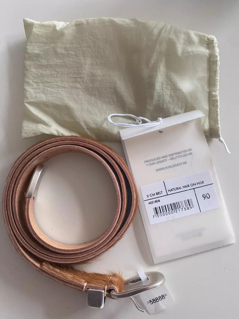 Our Legacy Our Legacy 4 cm Double Tongue Belt | Grailed