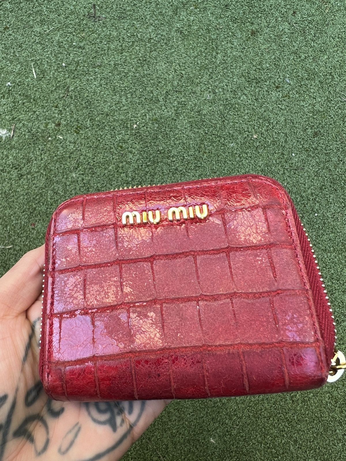 Miu Miu Miu Miu Coin Wallet Size ONE SIZE - 6 Thumbnail