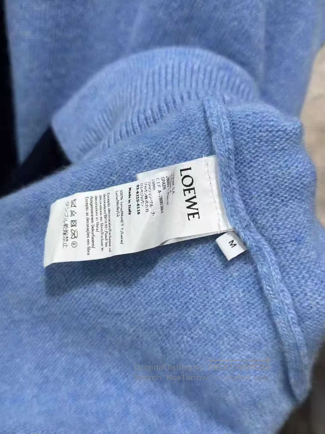 Loewe Loewe Wool Logo Colorblock Sweater. Size US M / EU 48-50 / 2 - 8 Thumbnail