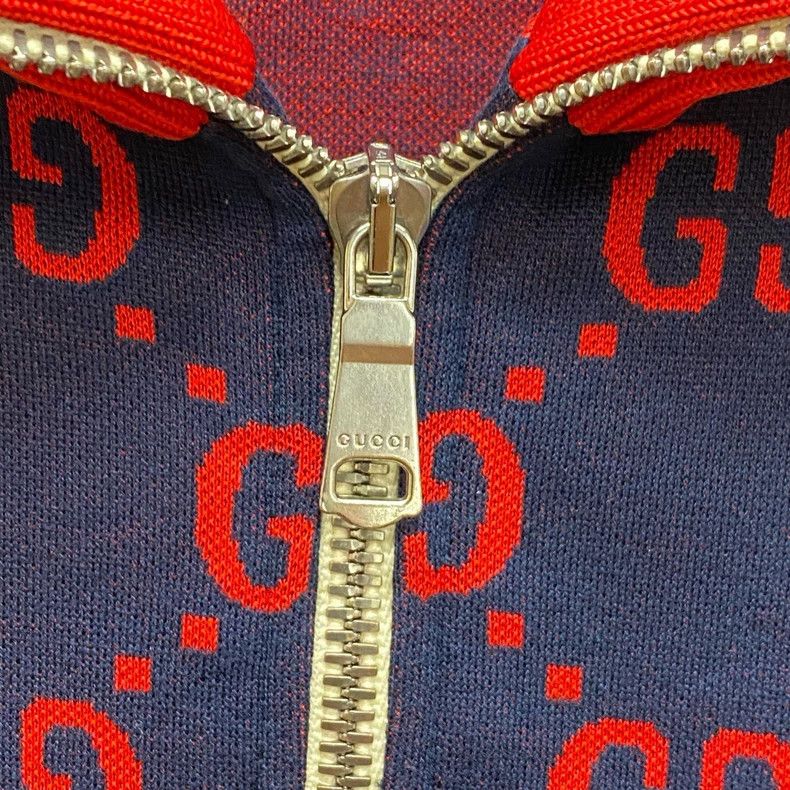 Gucci Gucci Red and blue double G full-print striped school unifo Size US S / EU 44-46 / 1 - 5 Thumbnail