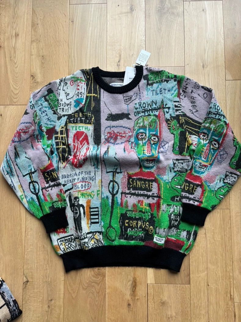 Wacko Maria Wacko Maria BASQUIAT Nissan Basquiat Graffiti Circle Size US XL / EU 56 / 4 - 1 Thumbnail