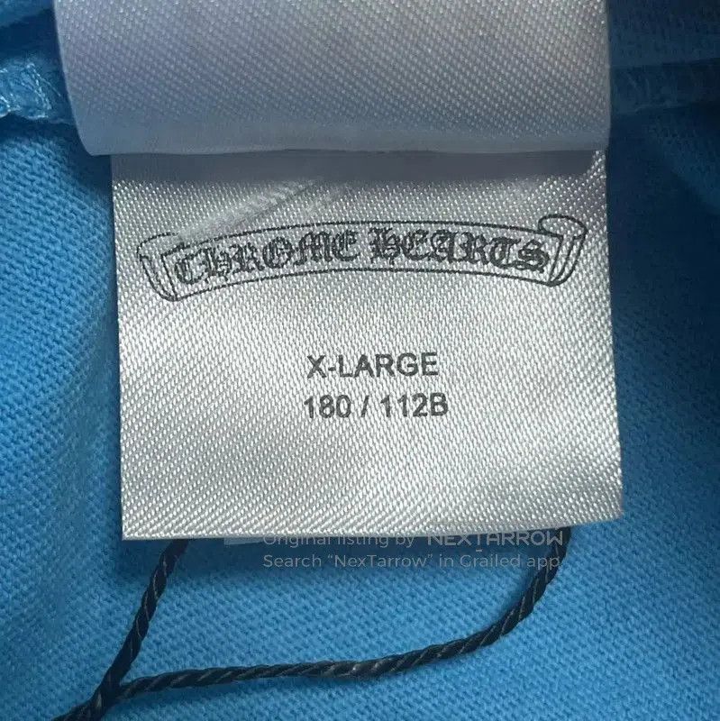 Chrome Hearts Chrome Hearts Long Sleeve Blue T-Shirt . Size US XL / EU 56 / 4 - 5 Thumbnail