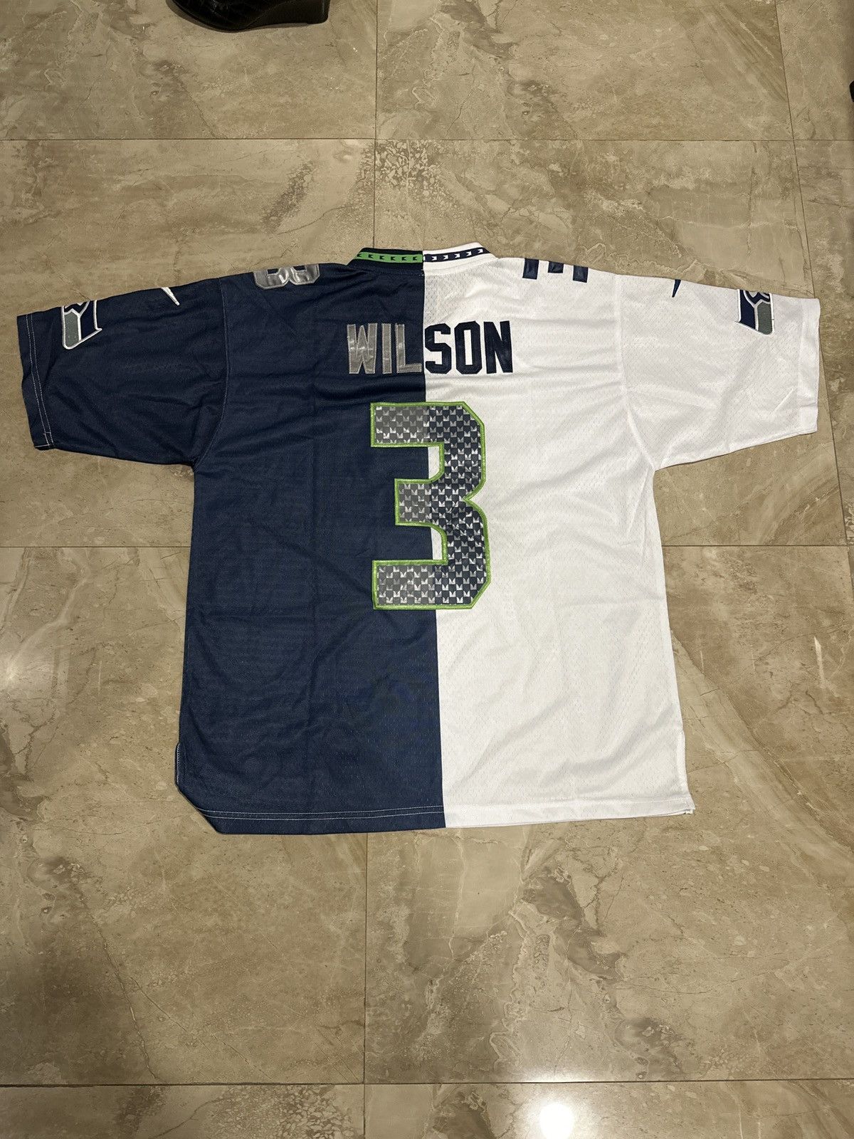 NFL × Nike Russel Wilson Seattle Seahawks Split Jersey Size US L / EU 52-54 / 3 - 6 Thumbnail