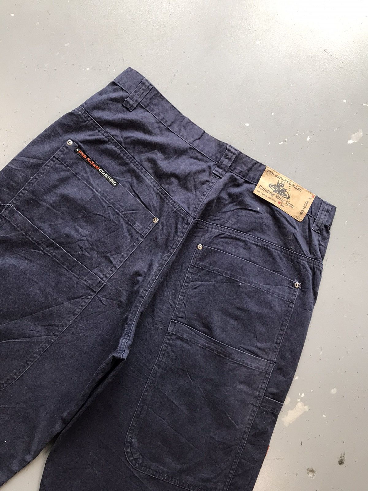 JNCO × Southpole × Vintage Vintage PNB national clothing big pocket denim jort Size US 35 - 8 Thumbnail