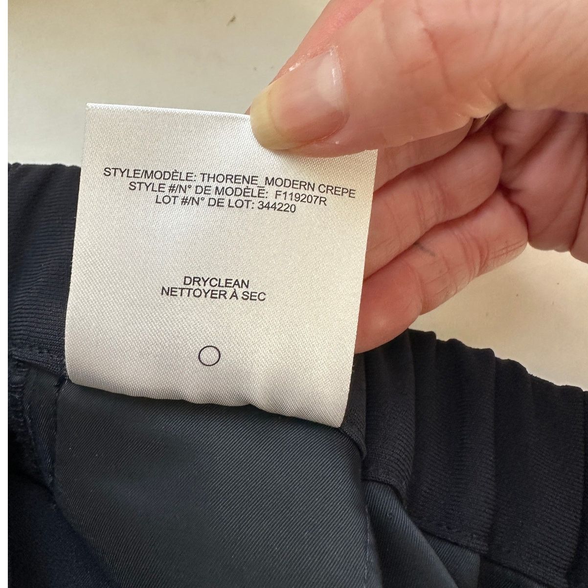 Theory Theory Thorene Black Crepe Pocketed Pull On Slacks P XS Size 27" / US 4 / IT 40 - 10 Thumbnail