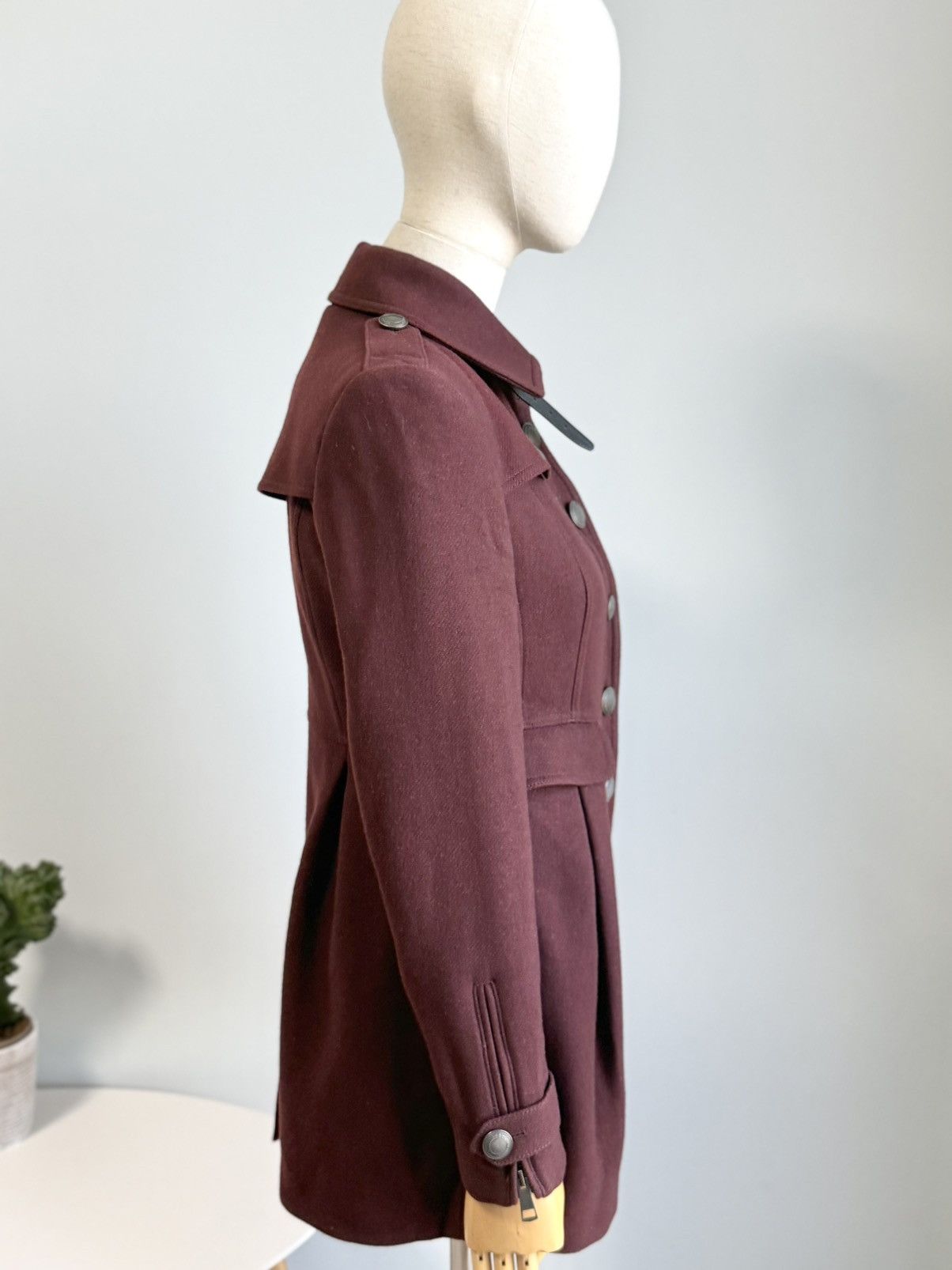 Burberry Burberry Wool Cashmere Military Coat Structured Button Size S / US 4 / IT 40 - 7 Thumbnail