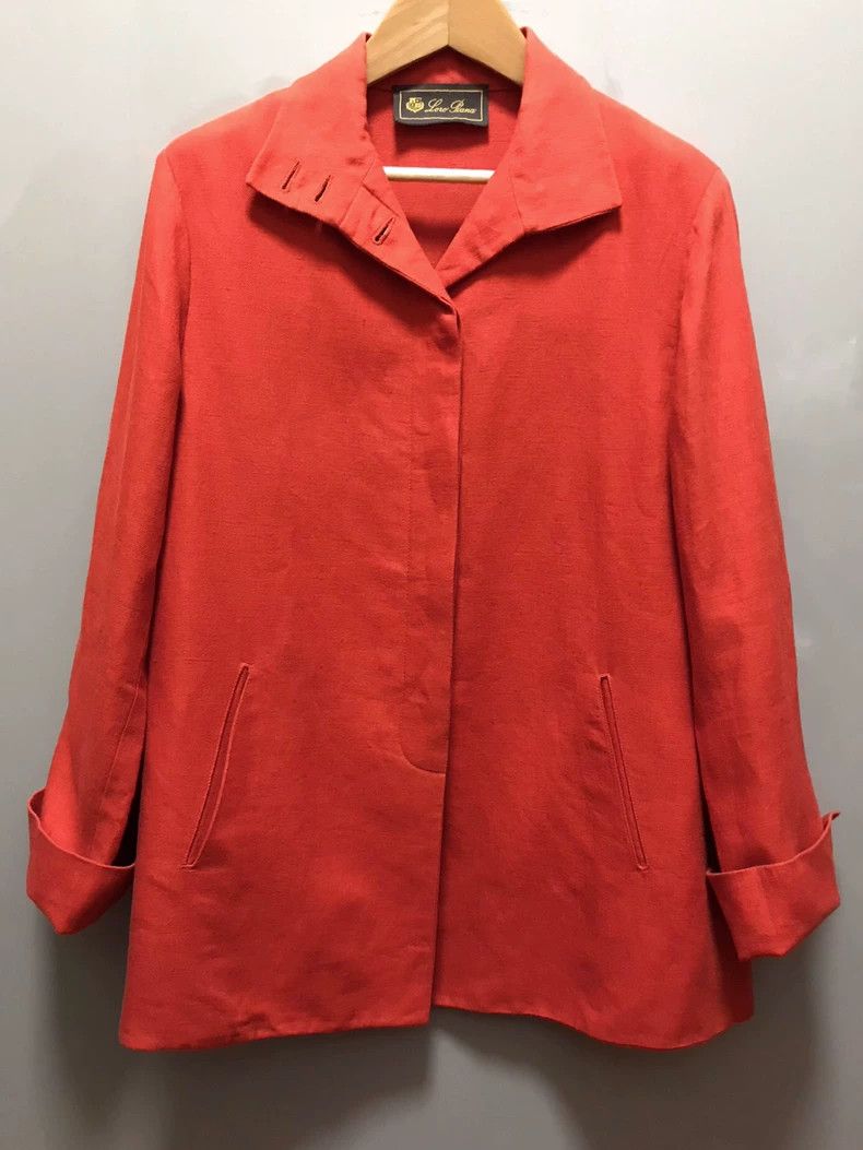 LORO PIANA Flaxen coat