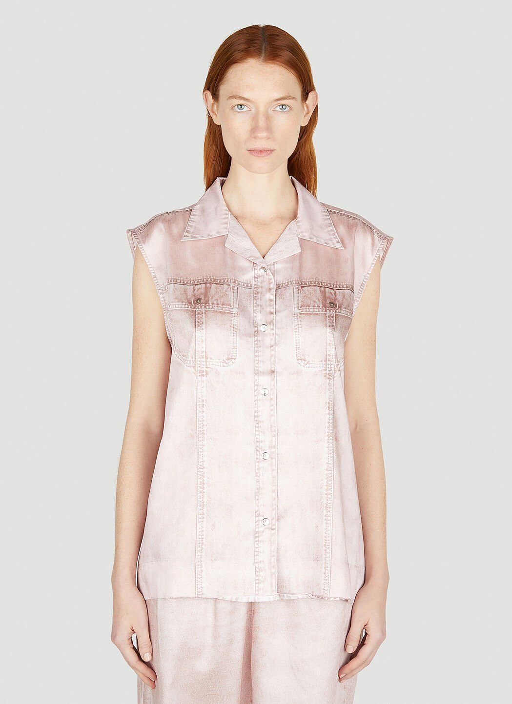 Diesel C-Mohja Denim Sleeveless Shirt Size S / US 4 / IT 40 - 1 Thumbnail