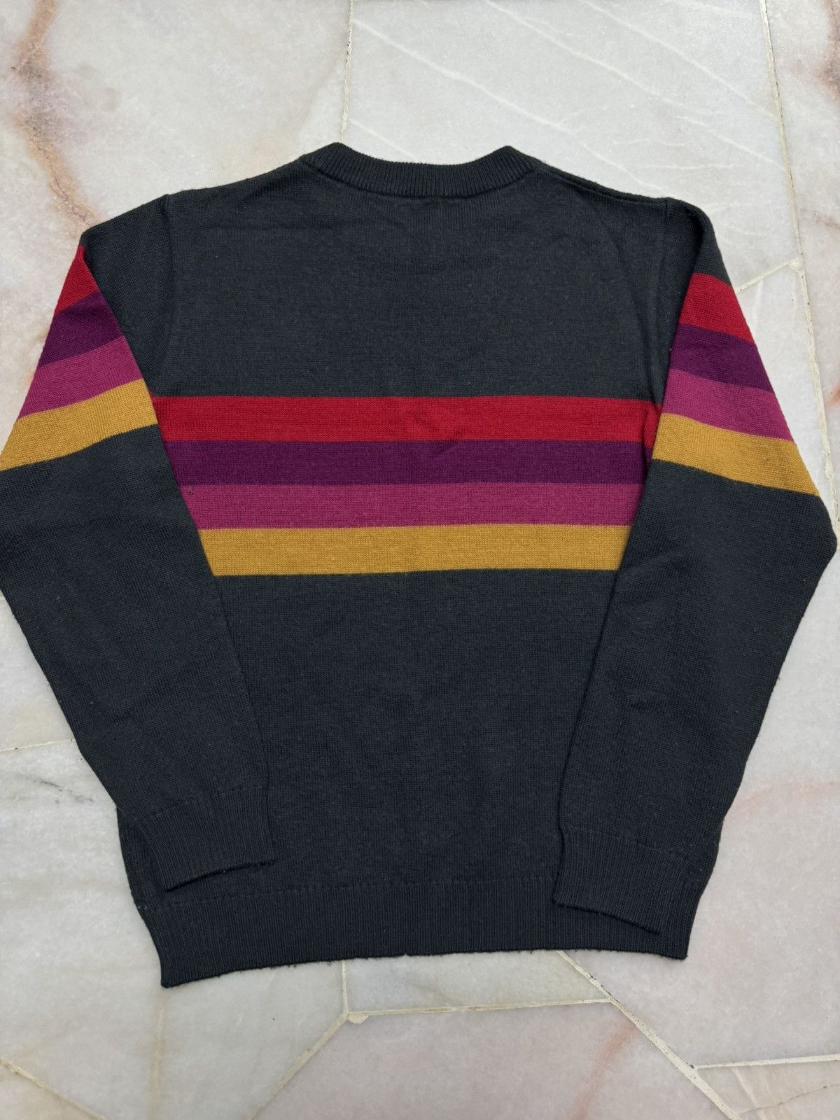 Yves Saint Laurent 💥VTG 90's YVES SAINT LAURENT ENFANTS MULTICOLOR SWEATSHIRT Size US XXS / EU 40 - 11 Thumbnail