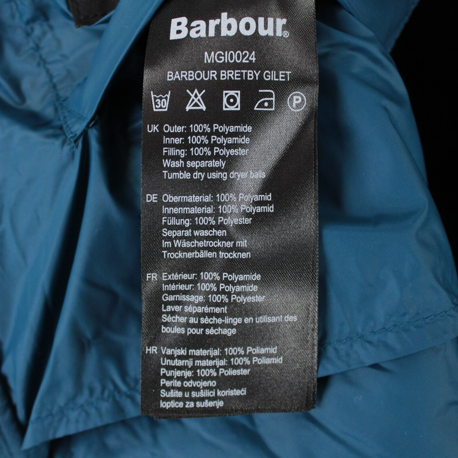 Barbour Barbour Vest Size XL US In Blue Polyamide Size US XL / EU 56 / 4 - 9 Thumbnail