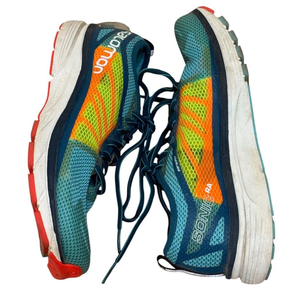 Salomon Salomon Sneakers Women 8.5 Blue Sonic RA Running Activewear Size US 8.5 / IT 38.5 - 4 Thumbnail