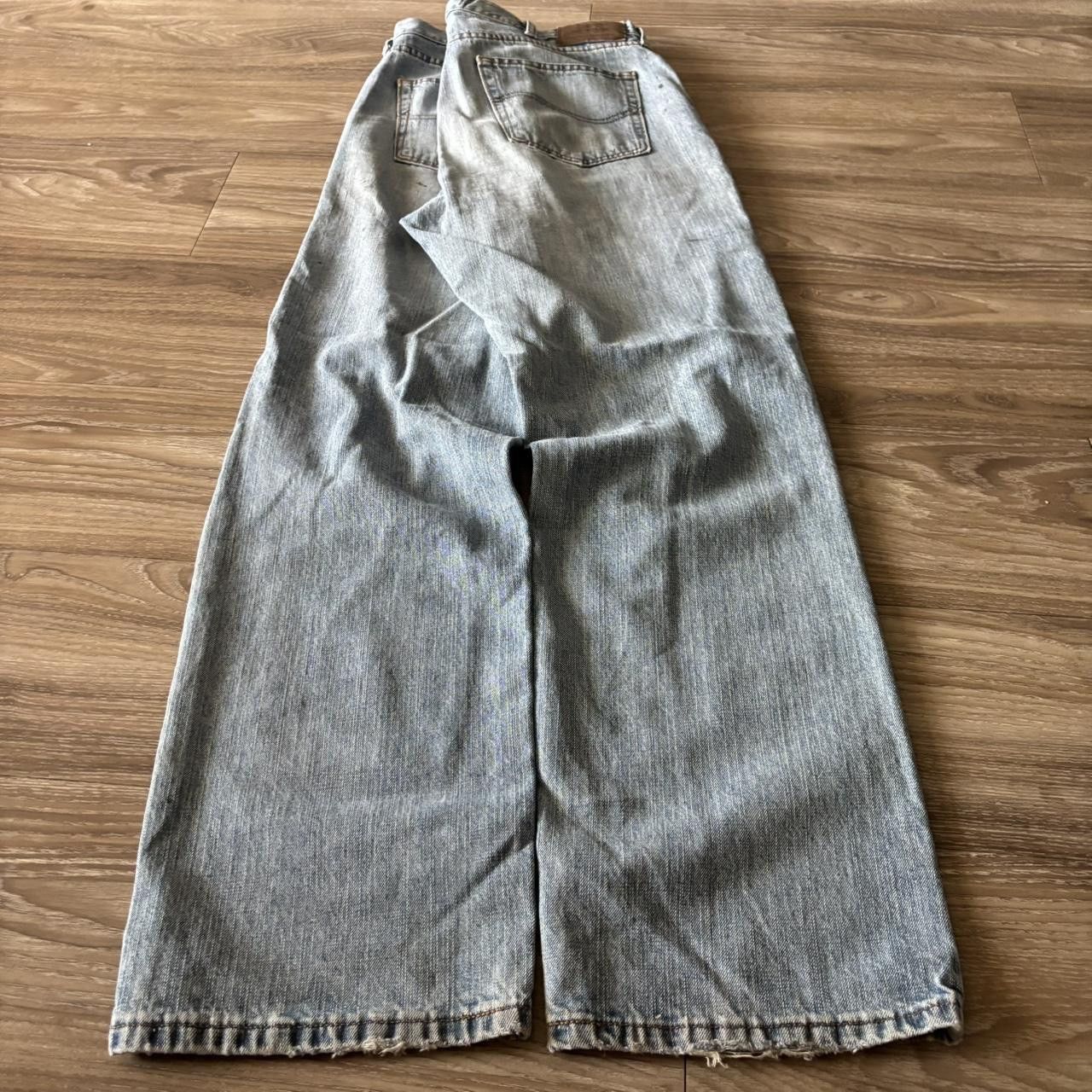 Vintage Crazy Vintage Y2K/2000s Grunge Light Wash Denim Jeans! 38x32 Size US 38 / EU 54 - 4 Thumbnail