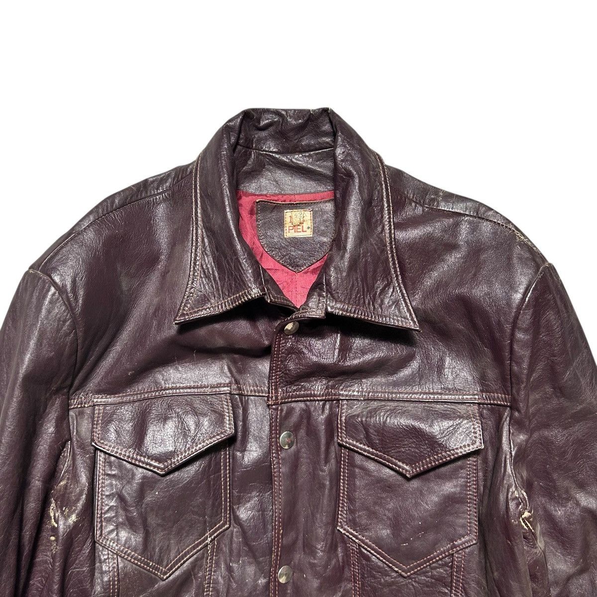 Vintage Vintage Leather Bomber Jacket Size US M / EU 48-50 / 2 - 3 Thumbnail