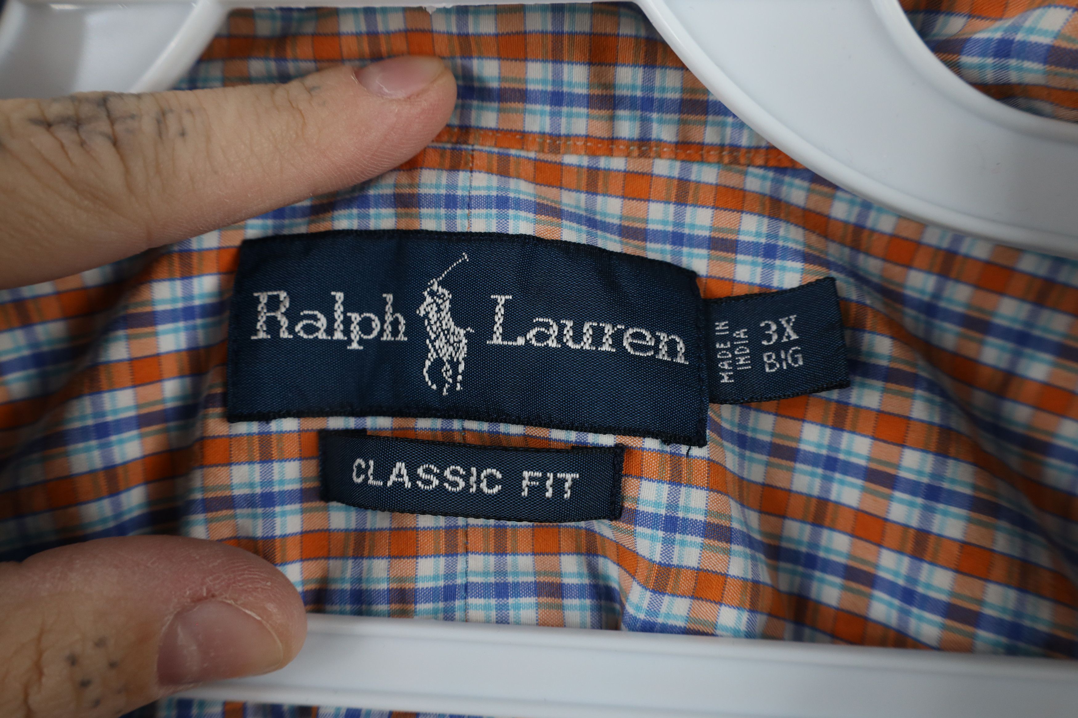 Ralph Lauren × Vintage Vintage 90s Ralph Lauren Short Sleeve Collared Button Shirt Size US XXL / EU 58 / 5 - 5 Thumbnail