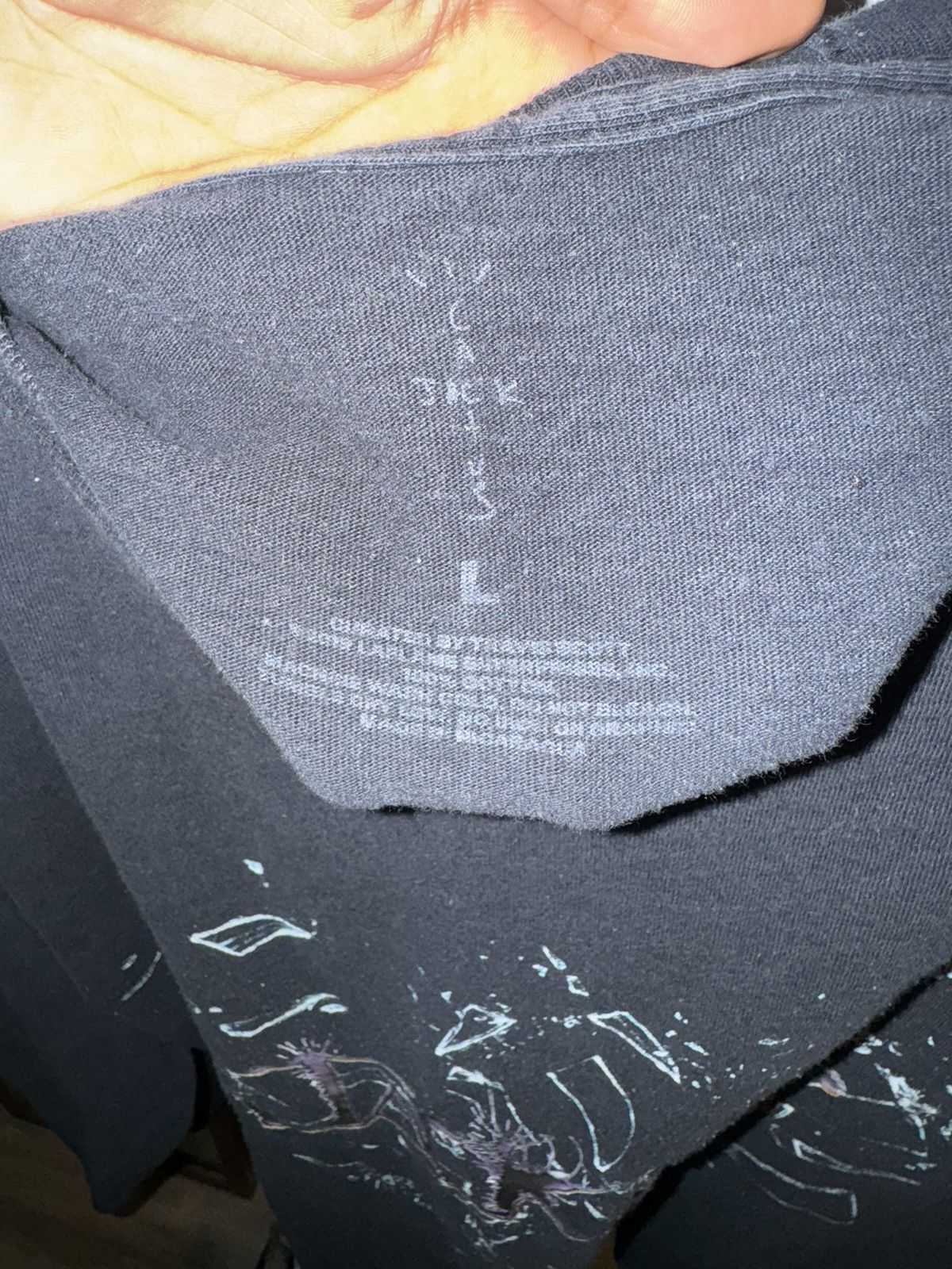 Travis Scott Travis Scott Jackboys Shatter Longsleeve tee Size US XL / EU 56 / 4 - 2 Thumbnail