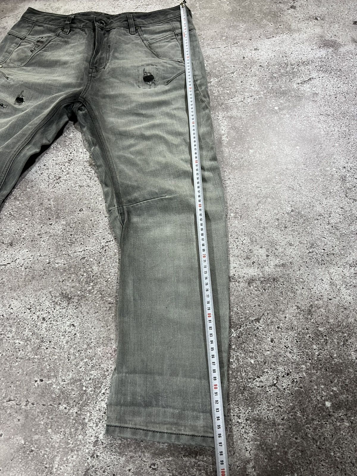 Diesel Vintage Diesel Jeans Distressed Wash Japanese Crazy y2k 90s Size US 32 / EU 48 - 16 Thumbnail
