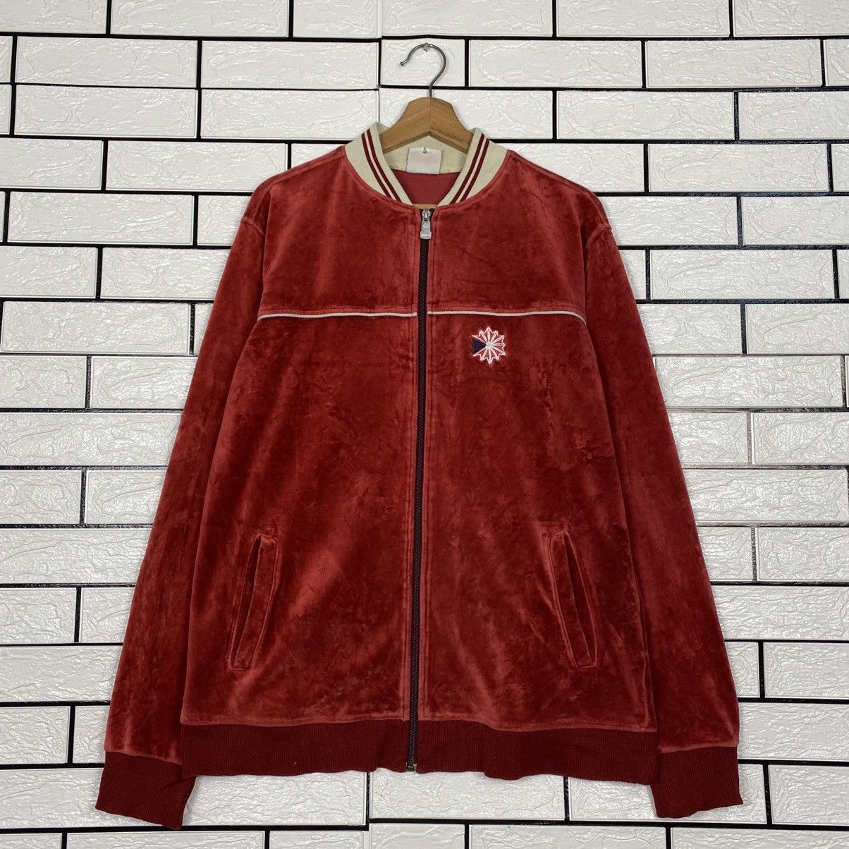 Reebok 📌Vintage Velvet Bomber Jacket Reebok Classic Size US L / EU 52-54 / 3 - 2 Thumbnail