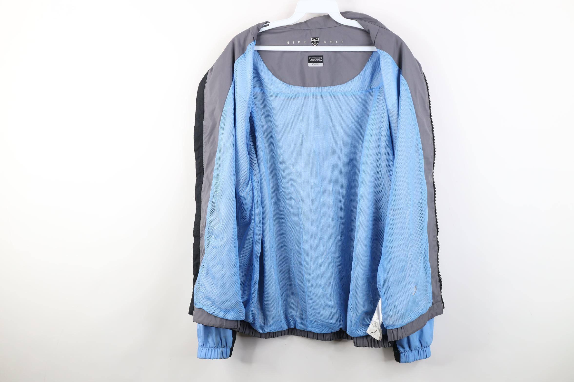 Nike Vintage Y2K Nike Golf Waterproof Rain Full Zip Jacket Size US M / EU 48-50 / 2 - 15 Thumbnail