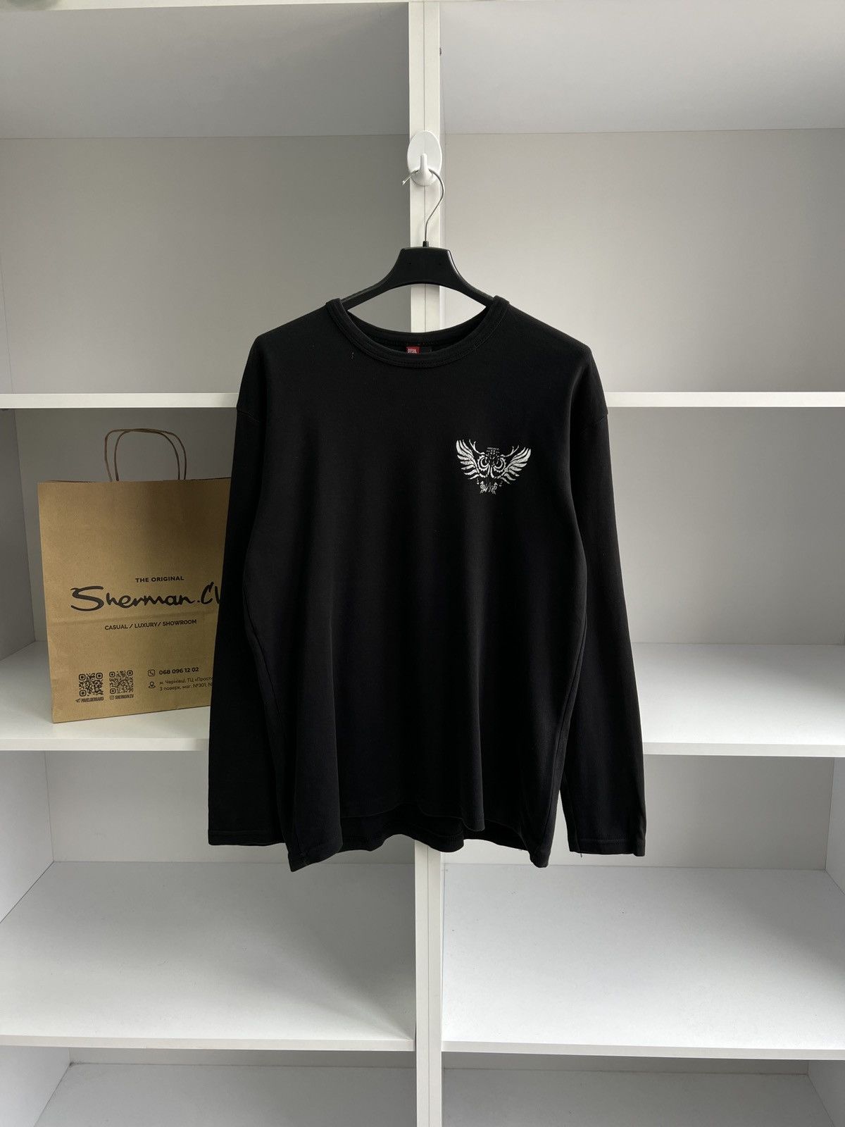 Diesel × Vintage Vintage Diesel Archival Japanese Long sleeve T-Shirt Size US S / EU 44-46 / 1 - 4 Thumbnail