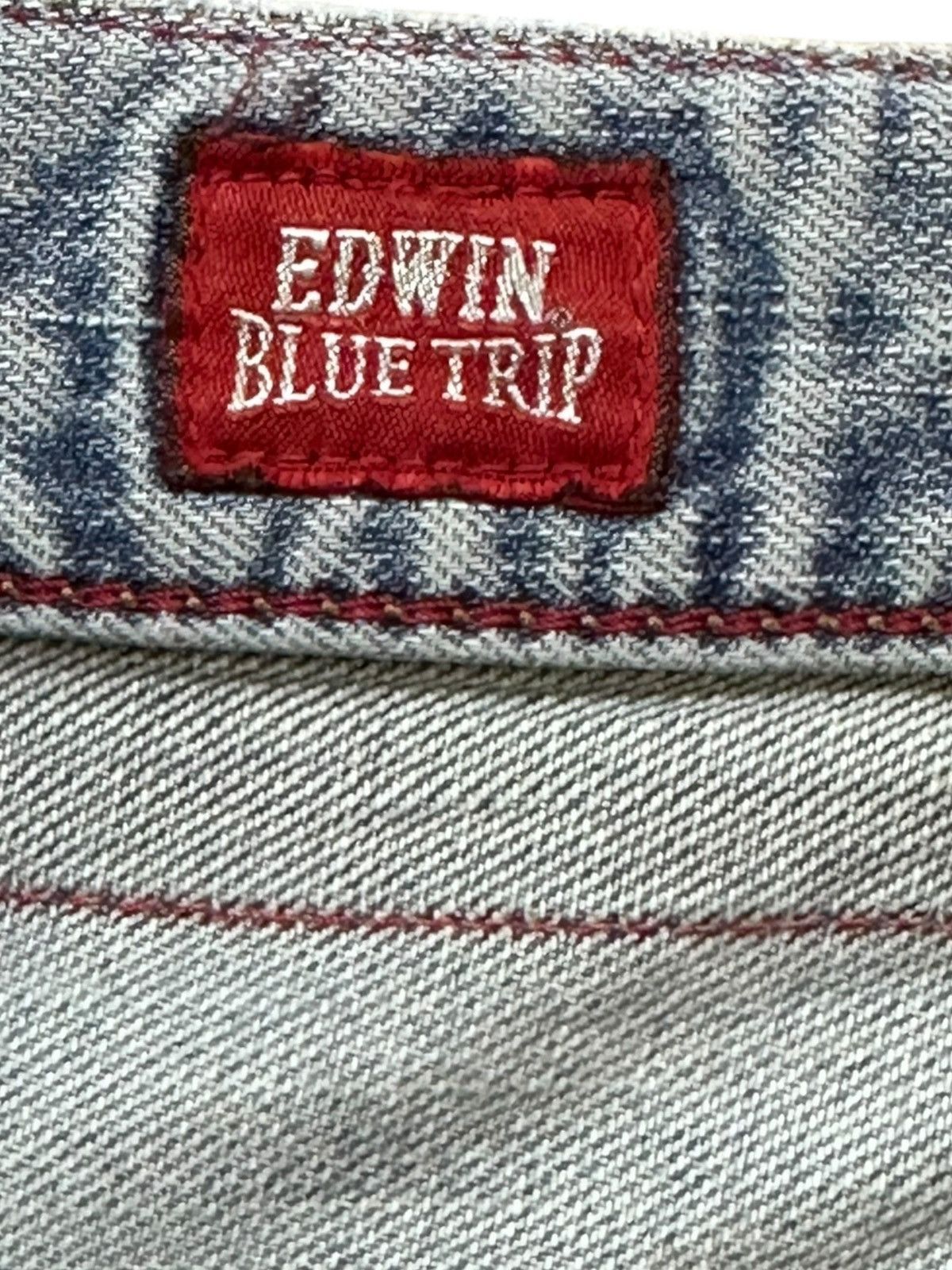 Edwin Vintage Edwin Bluetrip Faded Grunge Distressed Denim Size US 36 / EU 52 - 8 Thumbnail