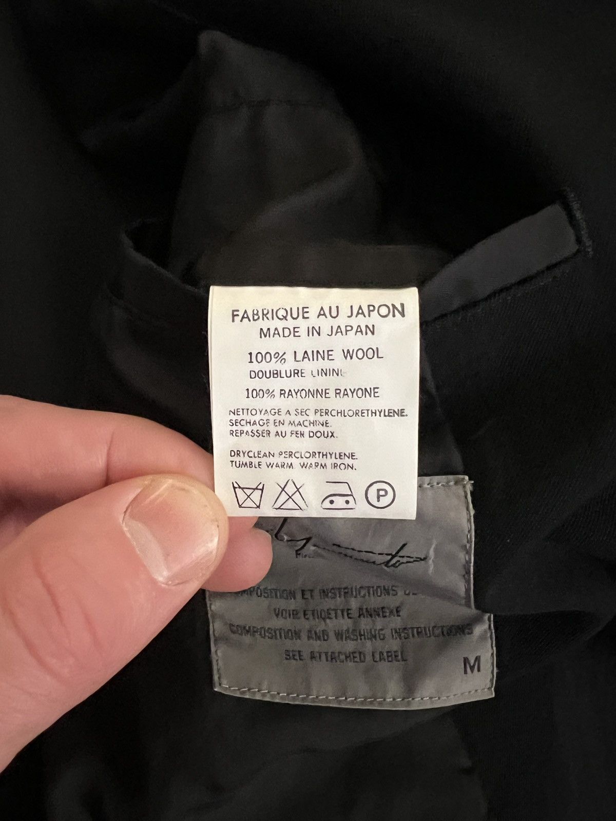 Yohji Yamamoto Yohji Yamamoto Pour Homme SS95 Sashiko Embellished Blazer Size US M / EU 48-50 / 2 - 6 Thumbnail