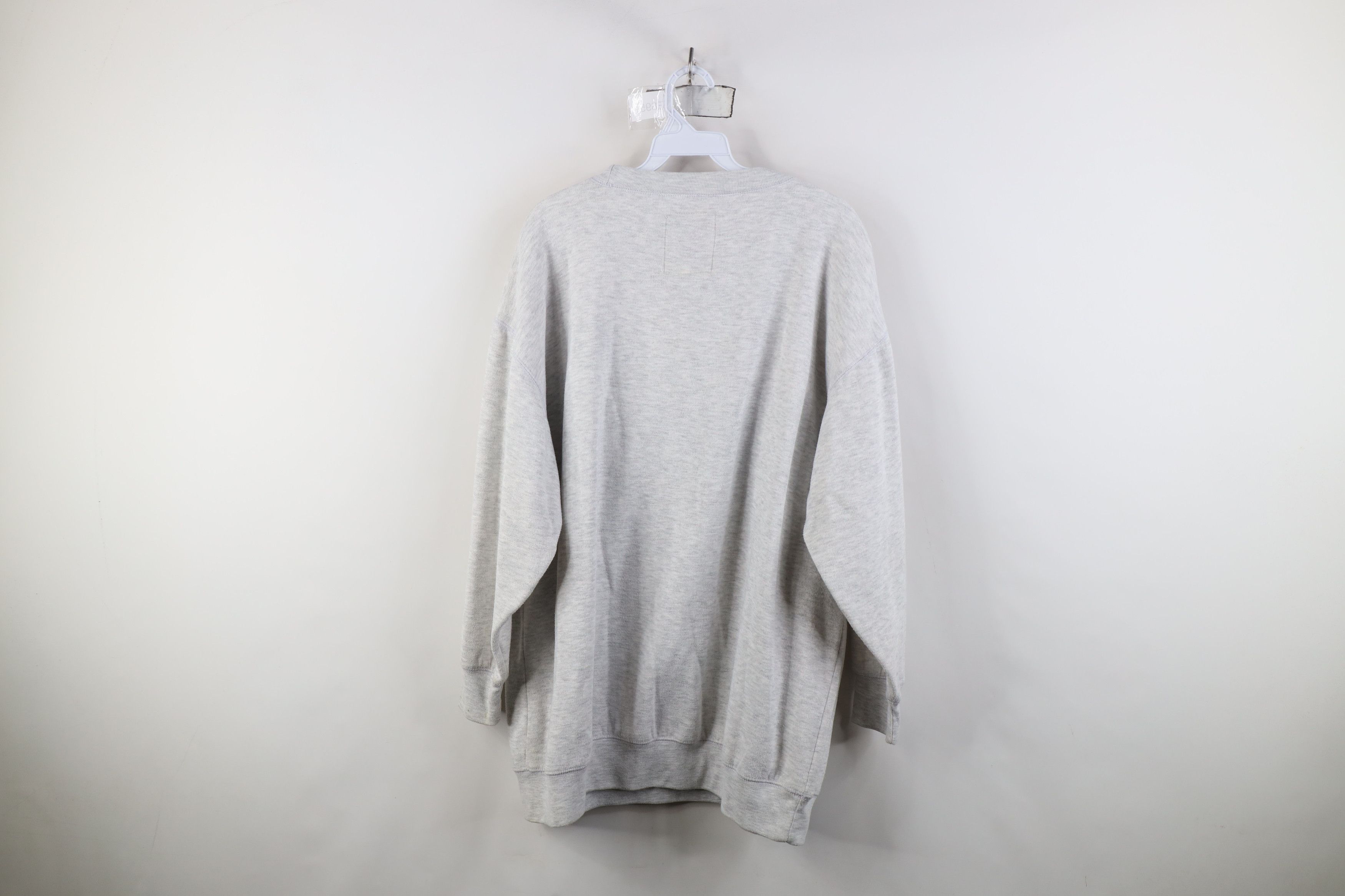 Vintage Vintage 90s Streetwear Flower Crewneck Sweatshirt Gray Size M / US 6-8 / IT 42-44 - 13 Thumbnail