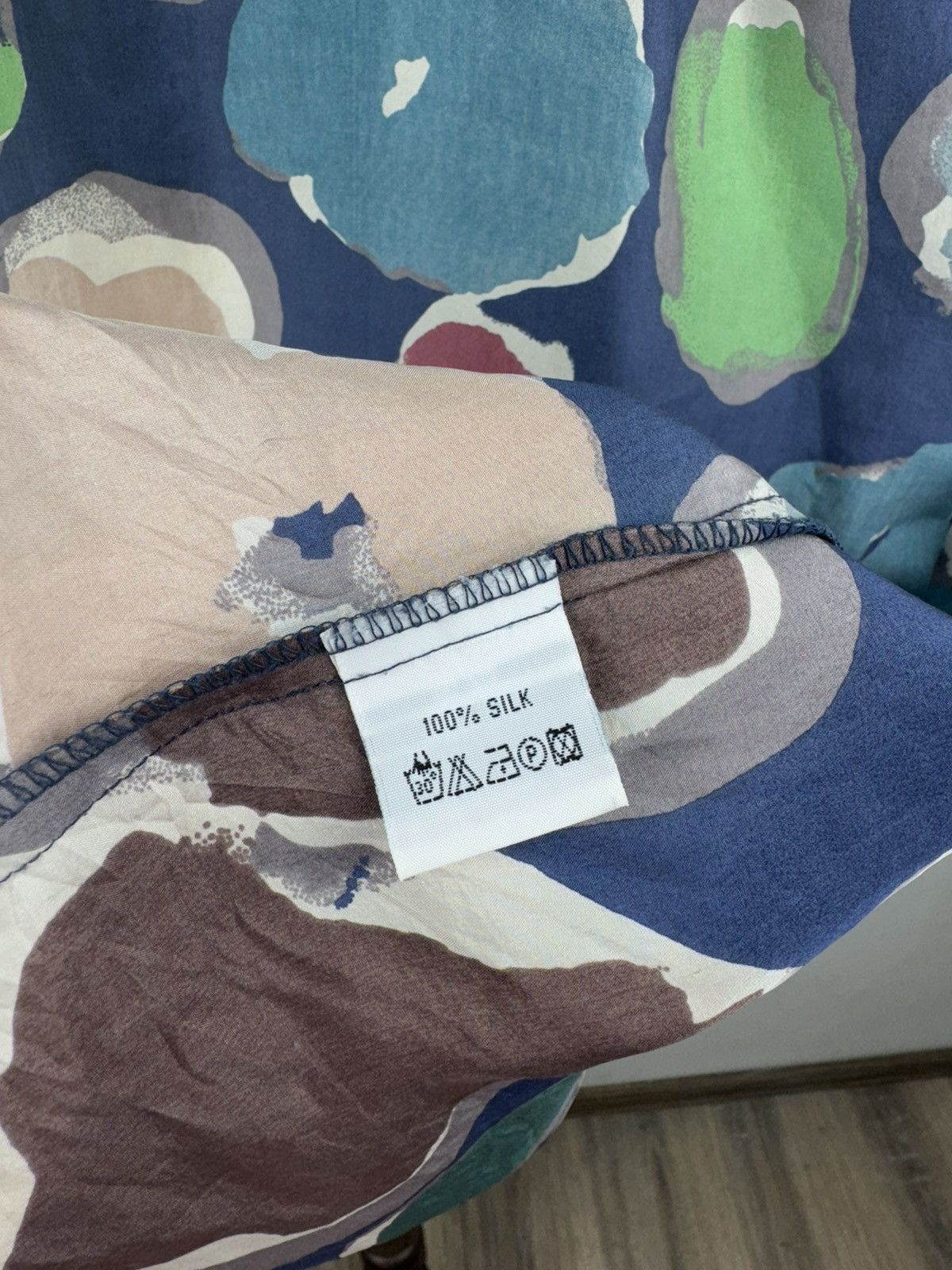 Japanese Brand × Vintage Men’s Vintage CIRO CITTERIO PURE SILK Short Sleeve Shirt Size US L / EU 52-54 / 3 - 6 Thumbnail