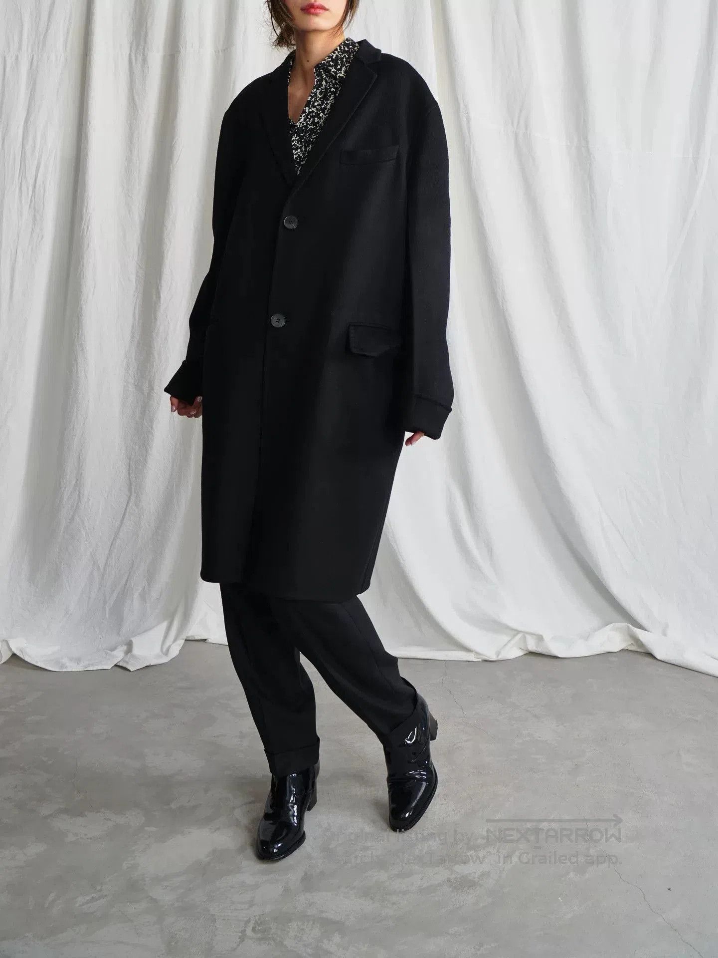 Valentino Valentino Noir Cashmere Blend Coat. Size US S / EU 44-46 / 1 - 2 Thumbnail
