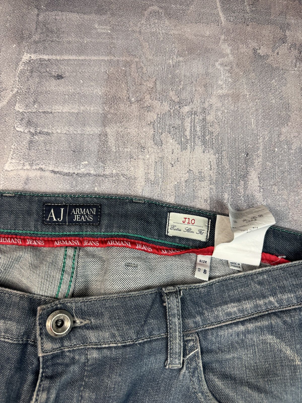 Armani Armani Jeans pants distressed Jeans Size US 40 / EU 56 - 3 Thumbnail