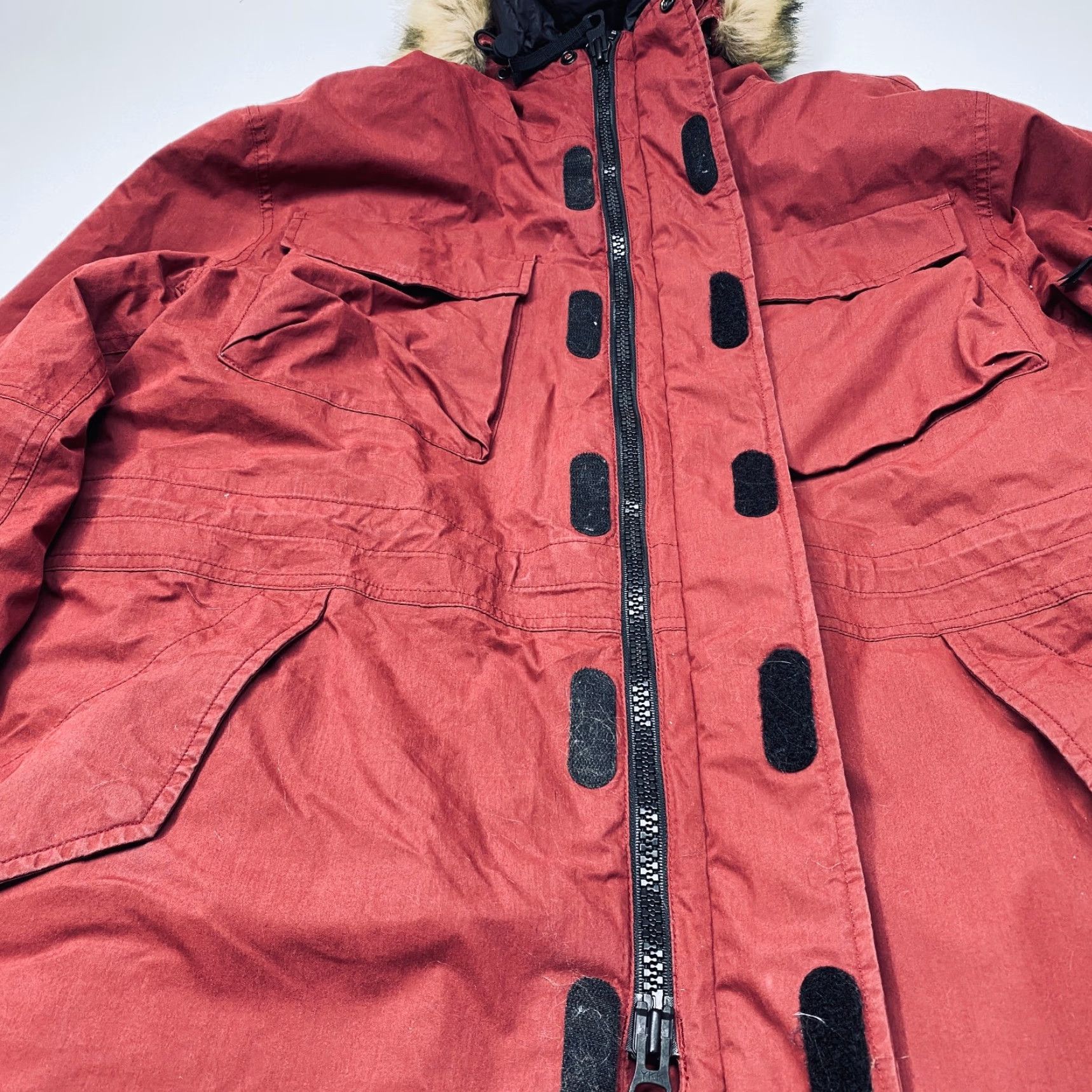 Timberland Timberland Nordic Edge Expedition Parka Jacket Mens XL Red Waterproof 7791 Size US XL / EU 56 / 4 - 6 Thumbnail