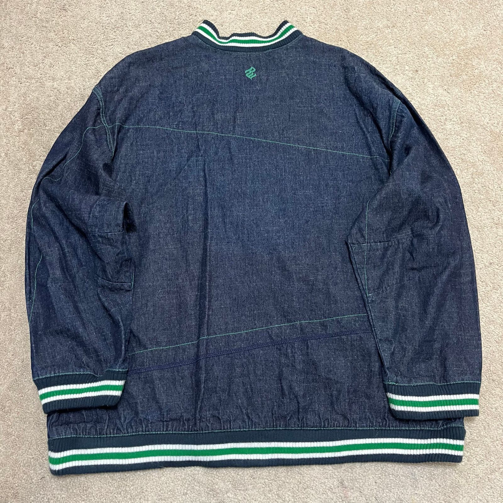 Rocawear Rocawear Y2K Oversized Denim Lettermen Style Jacket 2XL Size US XXL / EU 58 / 5 - 3 Thumbnail