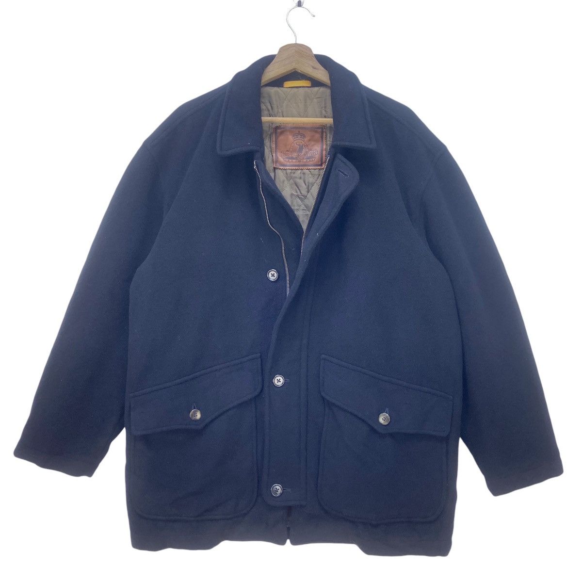 Beverly Hills Polo Club × Vintage Vintage Polo Club American Classics Wool Heavy Coat Size US L / EU 52-54 / 3 - 5 Thumbnail