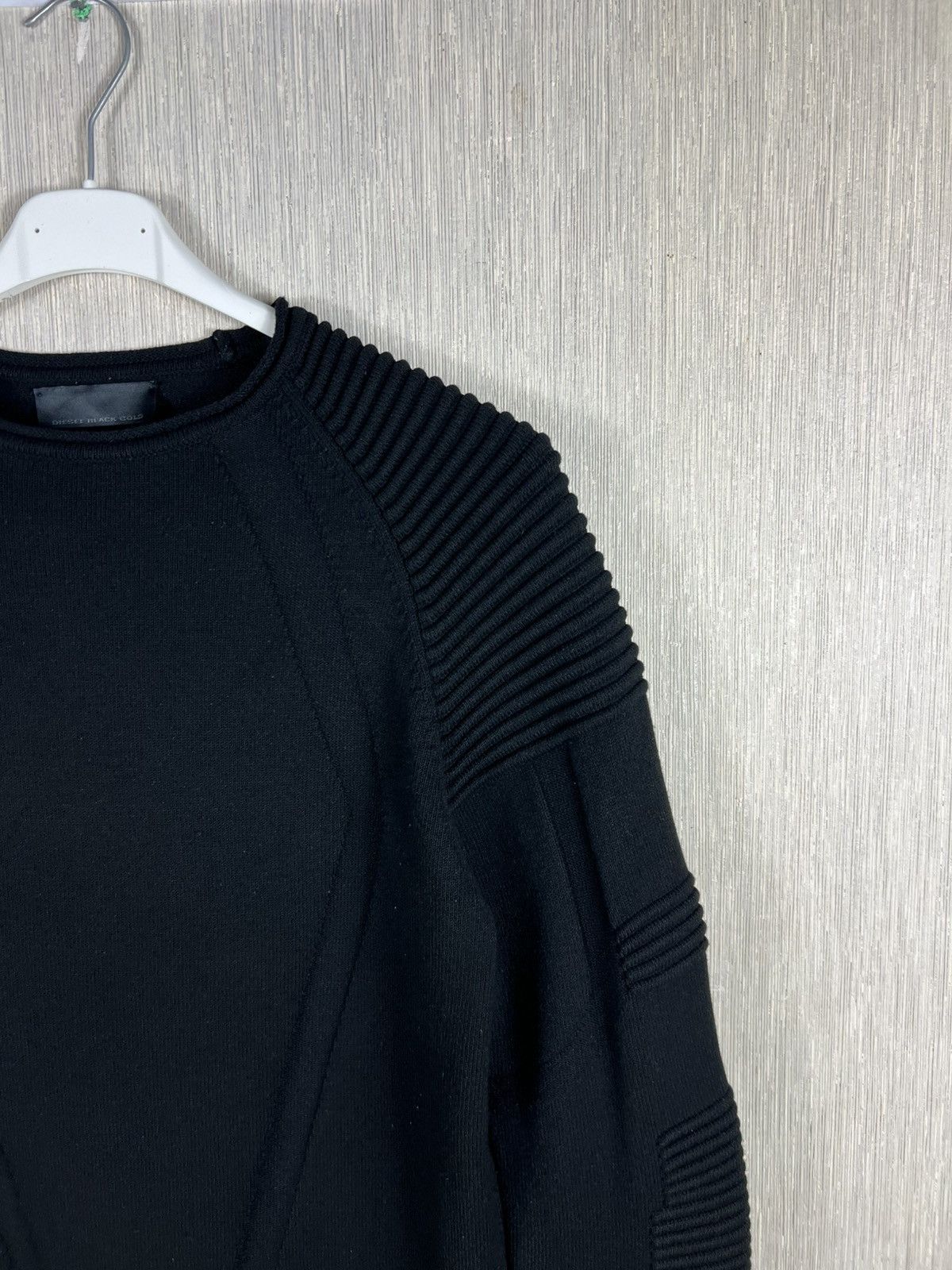 Diesel Black Gold Diesel Black Gold rayon viscose armor ribbed sweater jumper Size US S / EU 44-46 / 1 - 4 Thumbnail