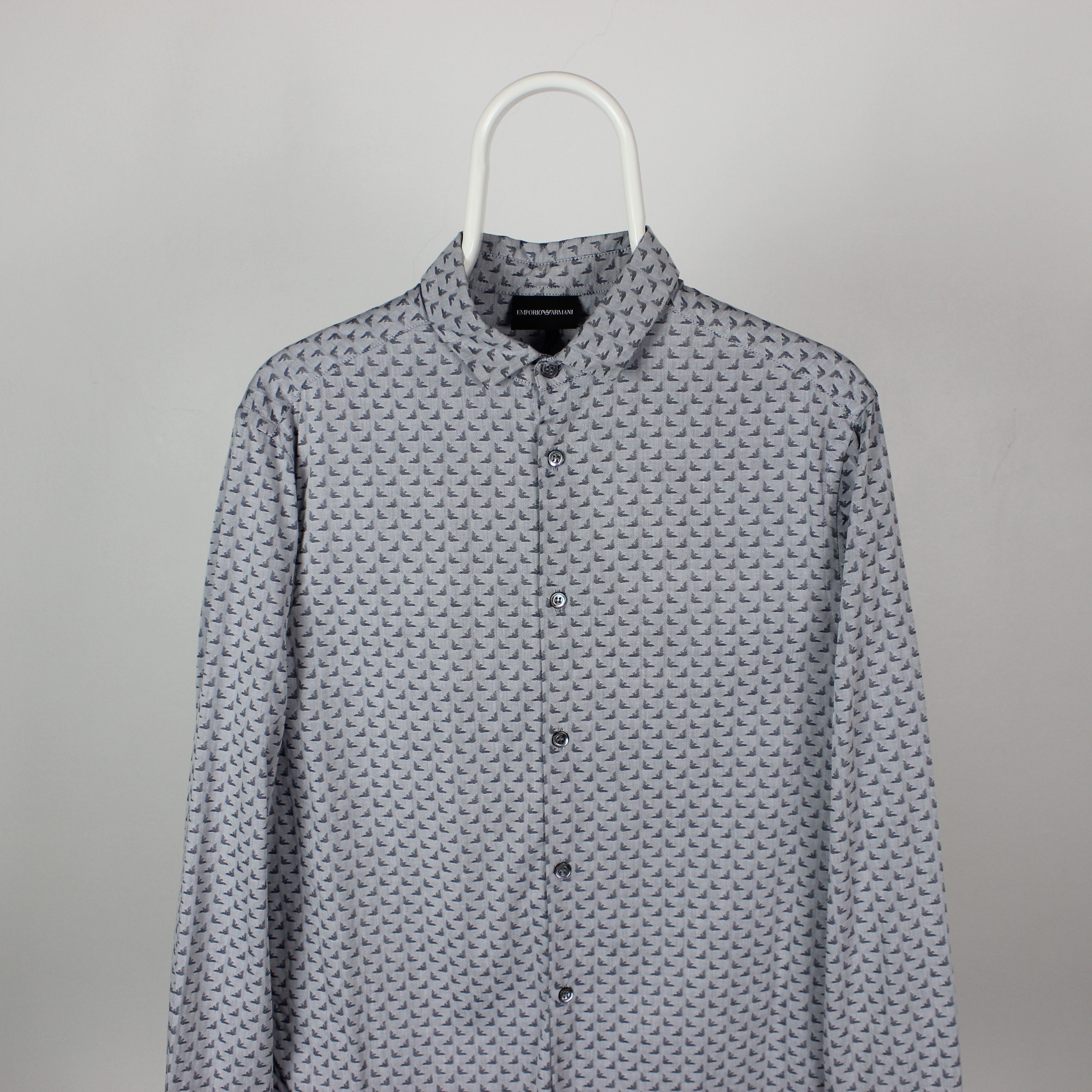 Emporio Armani EA Emporio Armani men shirt buttons ups S gray Size US S / EU 44-46 / 1 - 2 Thumbnail