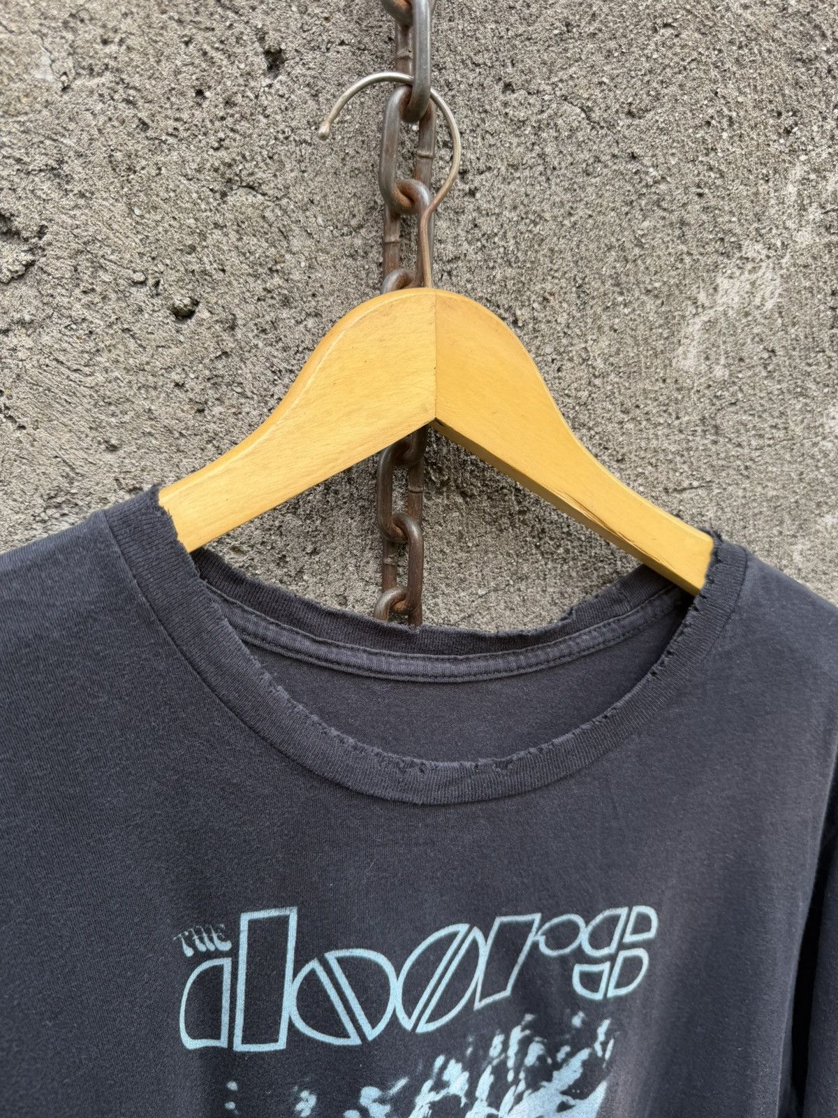 Band Tees The Doors Distressed Cropped Tee Size US XL / EU 56 / 4 - 3 Thumbnail
