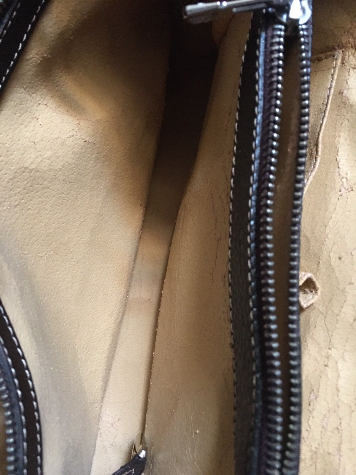 Maison Mollerus Maison Mollerus Brown Leather Shoulder Bag Handbag Size ONE SIZE - 11 Thumbnail
