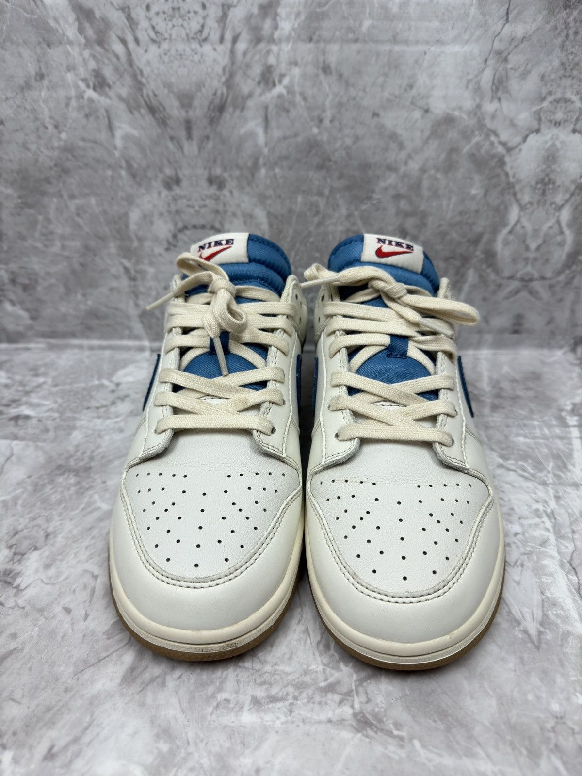 Jordan Brand Nike Dunk Low SE Sail Dark Marina Blue Sneaker DX3198-133 Size US 8.5 / EU 41-42 - 2 Thumbnail