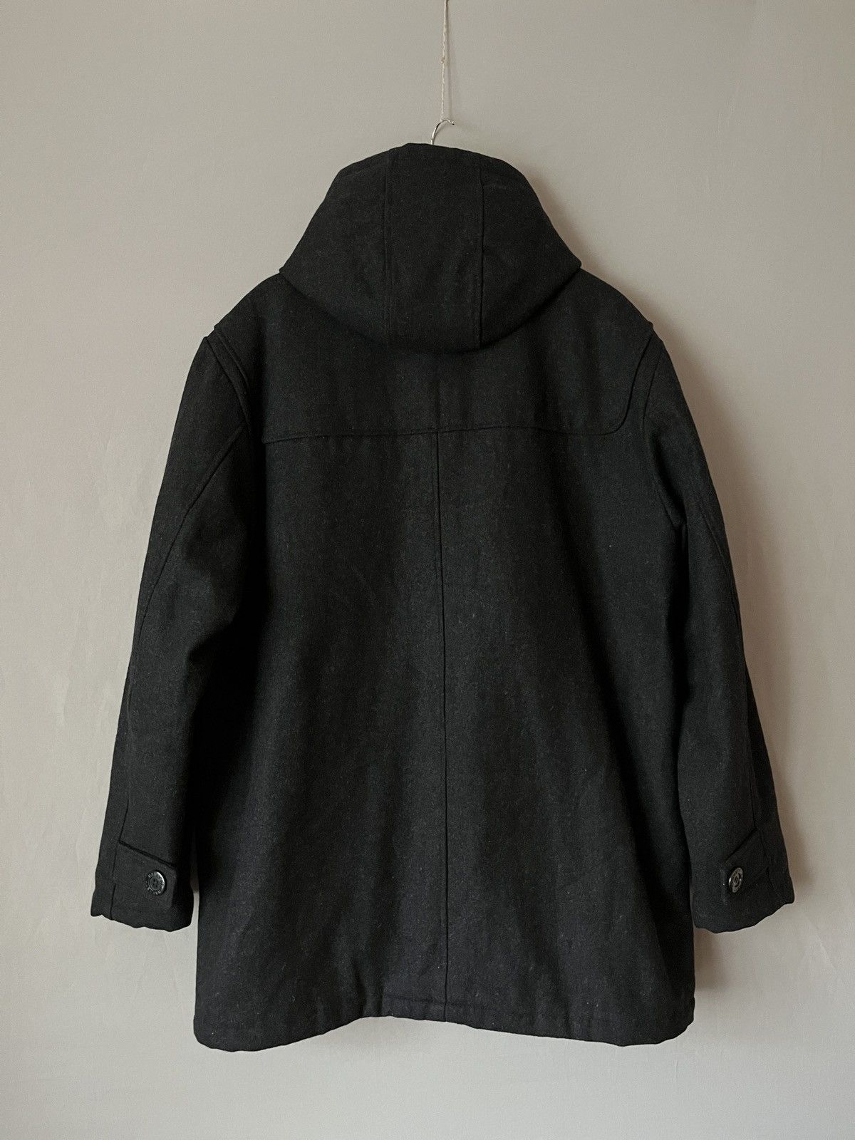 Katharine Hamnett London Katharine Hamnett Heavy Wool Gray Overcoat Duffle Coat Size US XL / EU 56 / 4 - 19 Thumbnail