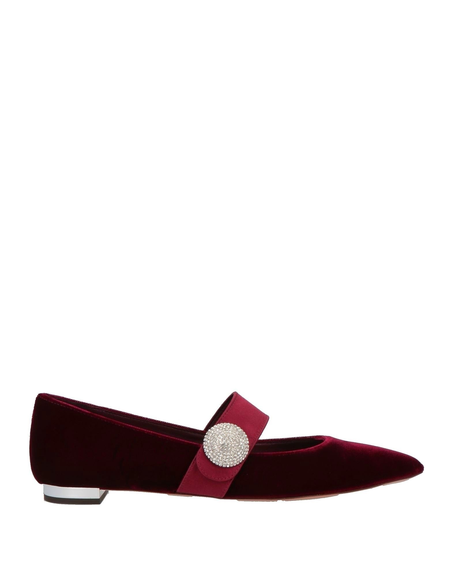 Aquazzura o1srvl11e1024 Flats in Red Size US 6 / IT 36 - 2 Thumbnail
